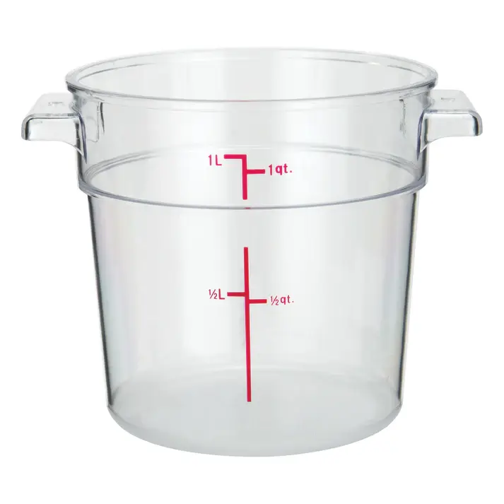 1 QT. ROUND STORAGE CONTAINER