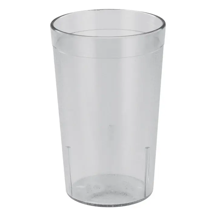 9.5 OZ CLEAR - PEBBLED TUMBLER