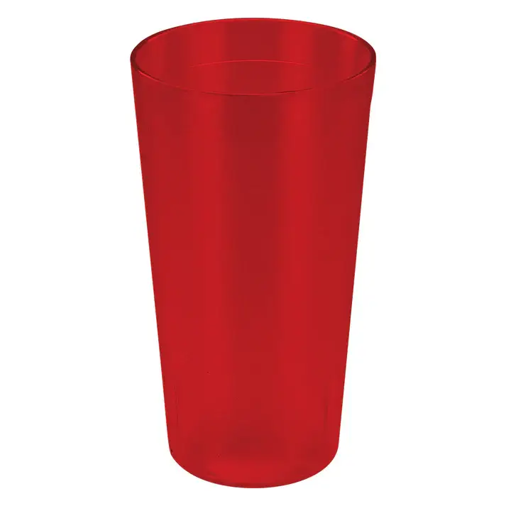 16 OZ RED - PEBBLED TUMBLER