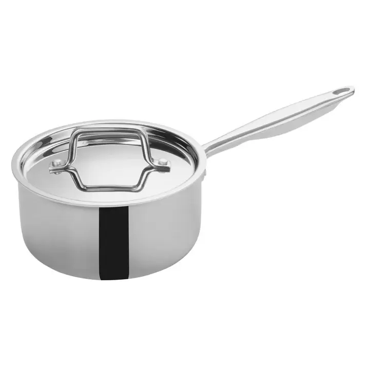 2.5 QT TRI PLY SAUCE PAN W CVR